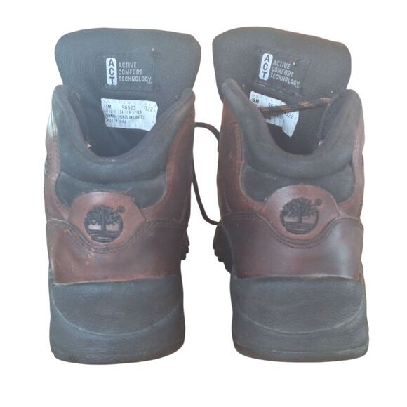 Timberland ACT Performance Leather Hiking Trail Boots Mocha Brown 96623 Women 9 - Picture 13 of 16